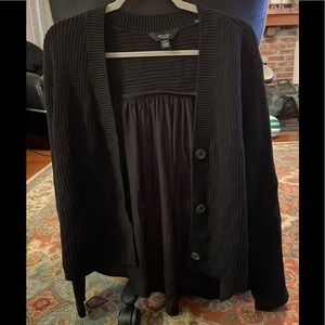 Simply Vera mixed media Cardigan